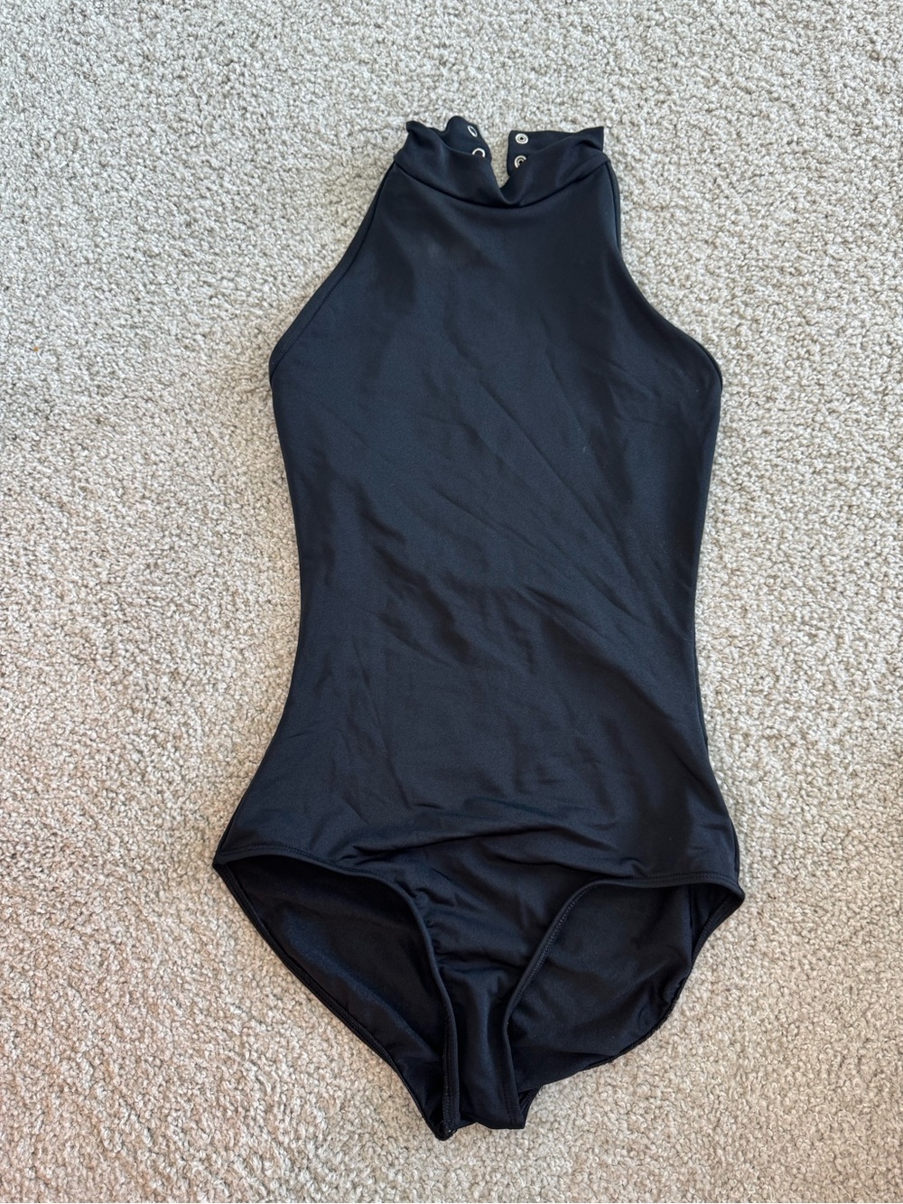 Capezio Black High-Neck Dance Bodysuit